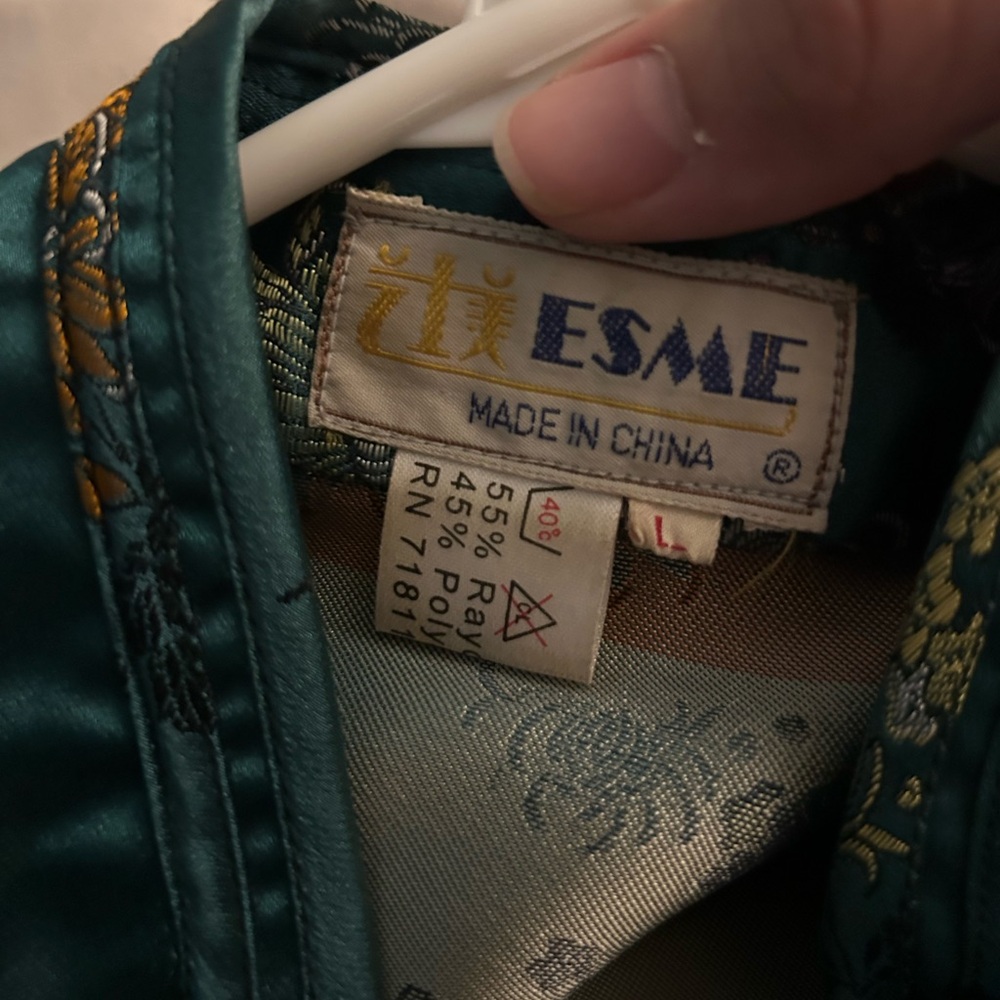 Esme Women's Cropped Pants - Teal Floral